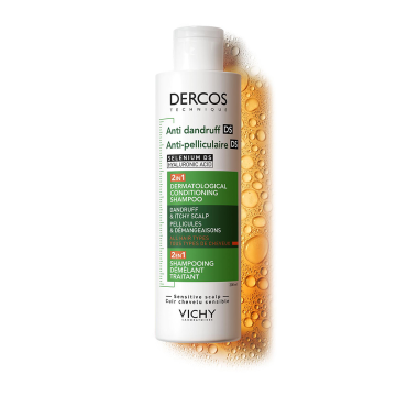 Vichy Dercos Anti Dandruff DS 2in1 (šampon protiv peruti i regenerator) 200ml | apothecary.rs