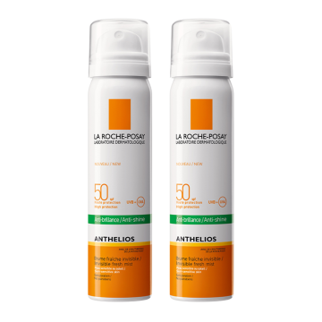 La Roche-Posay Anthelios Anti-Shine Sun Protection Invisible (SPF50+) Face Mist 2x75ml | apothecary.rs