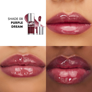YSL Yves Saint Laurent Loveshine Plumping Lip Oil Gloss (N°08 Purple Dream) 6ml | apothecary.rs