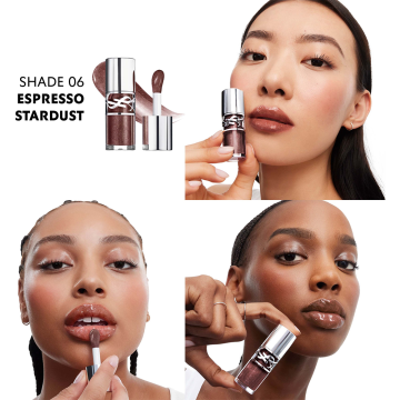 YSL Yves Saint Laurent Loveshine Plumping Lip Oil Gloss (N°06 Espresso Stardust) 6ml | apothecary.rs