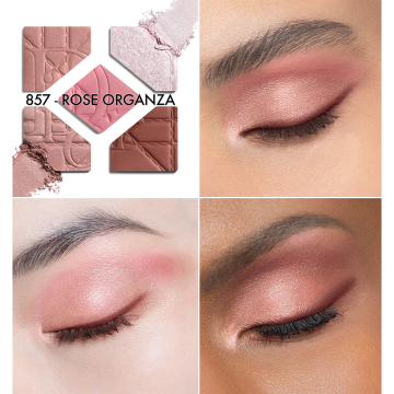 Dior Diorshow 5 Couleurs Eyeshadow Palette – Cannage Limited Edition 2025 Summer (N°857 Rose Organza) 7g | apothecary.rs