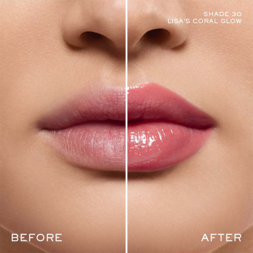 Lancôme Lip Idôle Squalane-12 Butterglow™ Hydrating Lip Balm (N°30 Lisa‘s Coral Glow) 2.8g | apothecary.rs