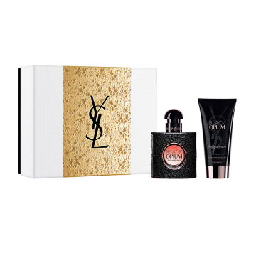 YSL Yves Saint Laurent Black Opium poklon set (Eau de Parfum 30ml + Body Lotion 50ml) - 1