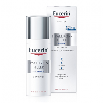 Eucerin Hyaluron-Filler Dnevna krema za normalnu i mešovitu kožu SPF15 50ml