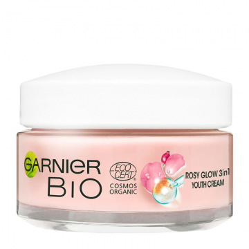 Garnier Bio Rosy Glow krema za lice za mlađi izgled kože 50ml