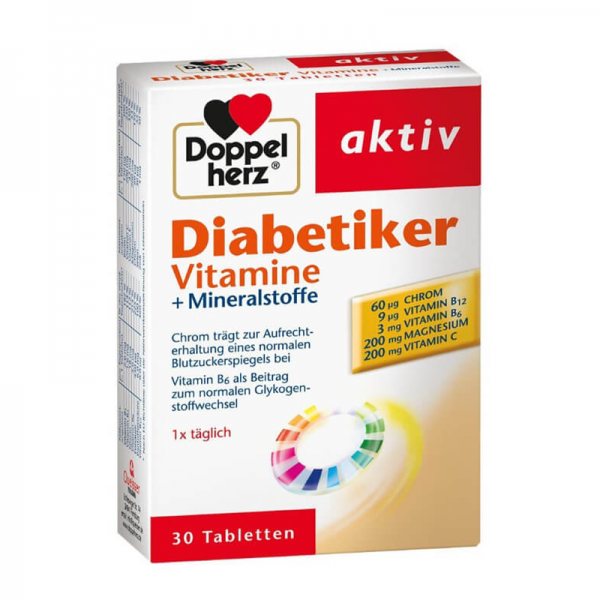 Doppelherz Aktiv Diabetiker vitamini za dijabetičare 30 tableta