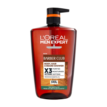 L’Oréal Men Expert Barber Club Body, Hair & Beard Shower XXXL (gel za tuširanje) 1000ml | apothecary.rs