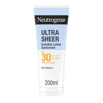 Neutrogena Ultra Sheer SPF30 Invisible Lotion Sunscreen 200ml | apothecary.rs