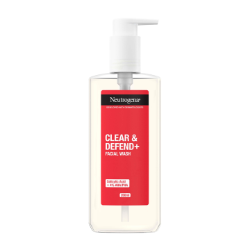 Neutrogena Clear & Defend+ Facial Wash 200ml | apothecary.rs