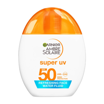 Garnier Ambre Solaire Super UV SPF50 Refreshing Face Water Fluid 40ml | apothecary.rs