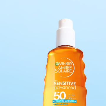 Garnier Ambre Solaire Sensitive Advanced SPF50 Hydrating Sun Water 150ml | apothecary.rs