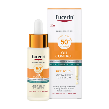 Eucerin Sun Protection Oil Control SPF50+ Ultra-Light UV Serum 30ml | apothecary.rs