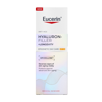 Eucerin Hyaluron-Filler + Longevity Epigenetic Day Care SPF30 50ml | apothecary.rs