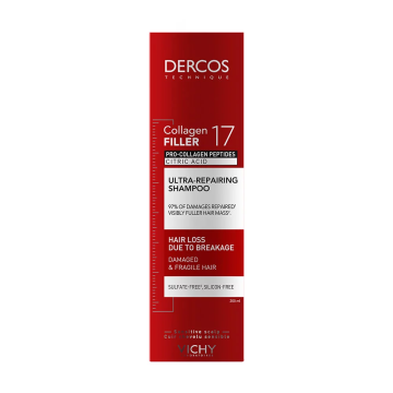 Vichy Dercos Collagen 17 Filler Ultra-Repairing Shampoo 200ml | apothecary.rs
