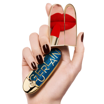 Guerlain Rouge G L’Heure Bleue The Double Mirror Jewel Case (Bleu Iconique) Limited Edition | apothecary.rs
