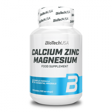 BioTechUSA Calcium Zinc Magnesium 100 kapsula