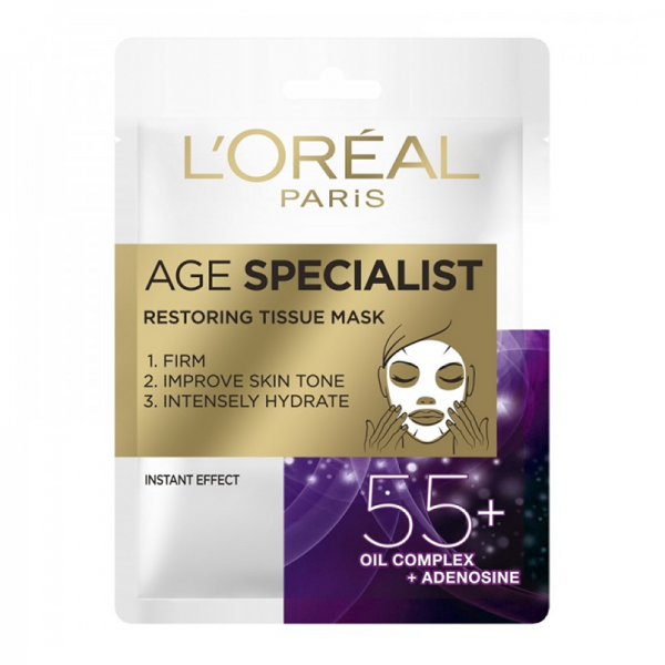 L'Oréal Age Specialist 55+ maska u maramici 30g | apothecary.rs