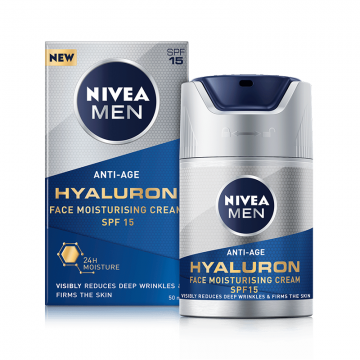 Nivea Men Anti-Age Hyaluron Face Moisturizing Cream 50ml | apothecary.rs