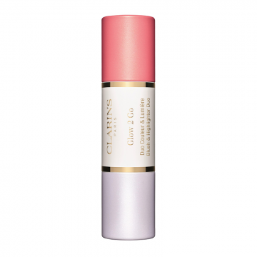 Clarins Glow-to-Go Highlighter Stick (01 Glowy Pink) 2x4.5g | apothecary.rs