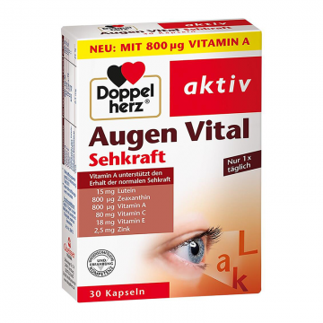 Doppelherz Vitamini za oči 30 kapsula | apothecary.rs