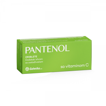 Galenika Pantenol Oriblete sa vitaminom C (20 kom) | apothecary.rs