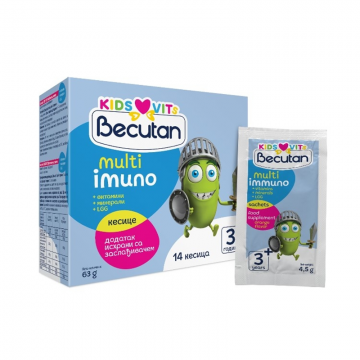 Becutan Kids Vits Multi Imuno 14 kesica | apothecary.rs
