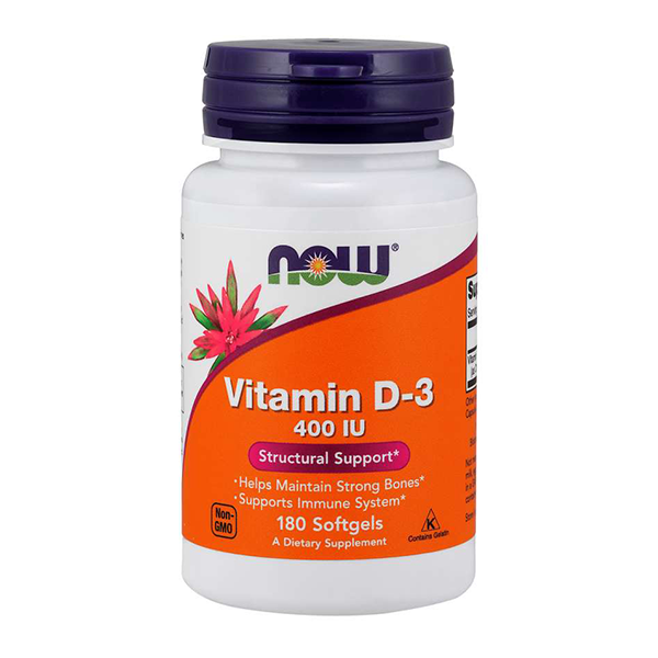 Now vitamin D3 400ij 180 kapsula - 1
